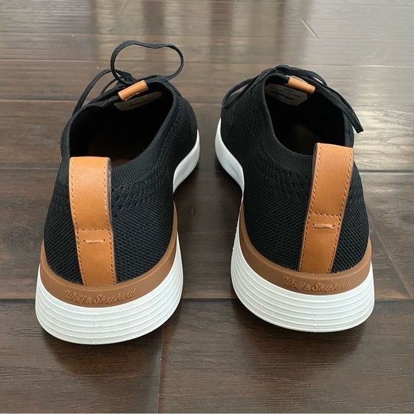 Wolf & Shepherd SwiftKnit Black lace up sneakers men’s size 11 - Picture 5 of 8